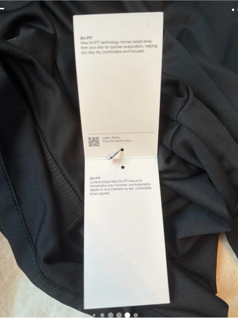 Nike Black Full-Zip Performance Jacket with Purple Patch